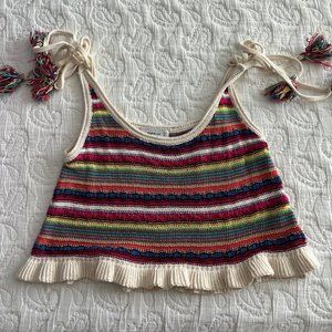 Zara Knit Tank with Ties